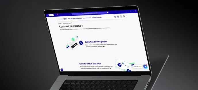 Illustration du site BACK ipln dans un ordinateur Illustration du site BACK ipln dans un ordinateur