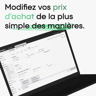 Modifiez vos prix d'achat de la plus simple des manières