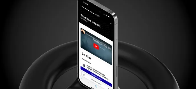 Illustration du projet Filmoramax sur un téléphone