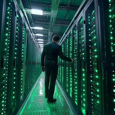 Illustration d'un datacenter Illustration d'un datacenter