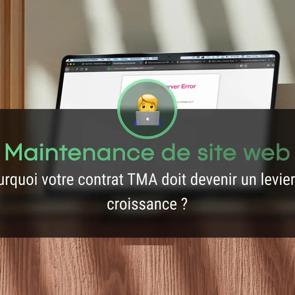 Maintenance site web : contrat TMA orienté performance