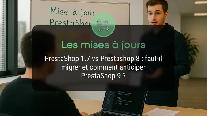 PrestaShop 1.7 vs Prestashop 8 : faut-il migrer et comment anticiper PrestaShop 9 ?