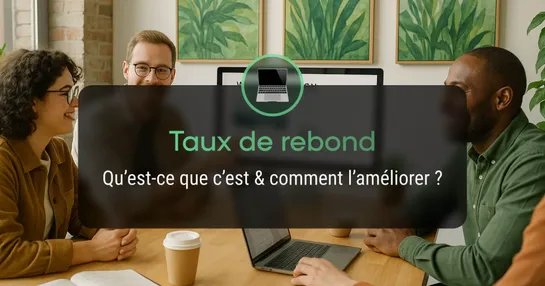 Illustration évoquant le taux de rebond d'un site web